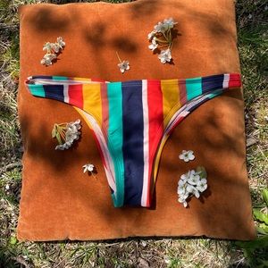 Striped Bikini Bottoms